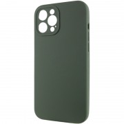 Чехол Silicone Case Full Camera Protective (AA) NO LOGO для Apple iPhone 12 Pro Max (6.7"), Зеленый / Cyprus Green