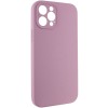 Чехол Silicone Case Full Camera Protective (AA) NO LOGO для Apple iPhone 12 Pro Max (6.7"), Лиловый / Lilac Pride