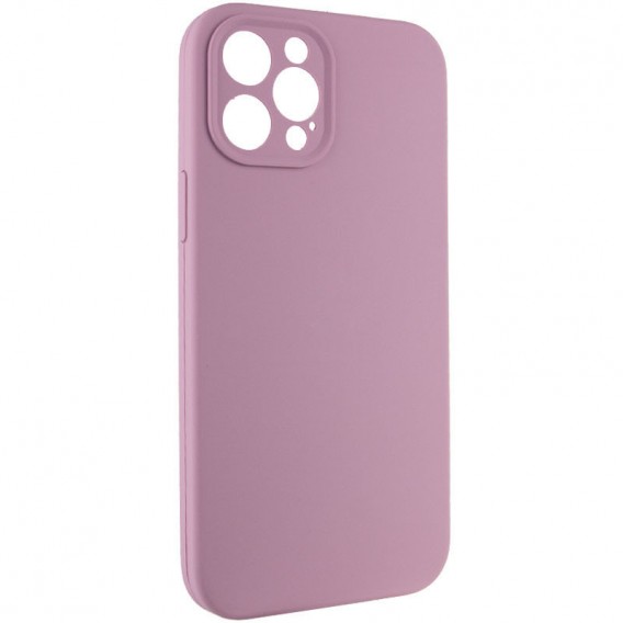 Чохол Silicone Case Full Camera Protective (AA) NO LOGO для Apple iPhone 12 Pro Max (6.7"), Ліловий / Lilac Pride