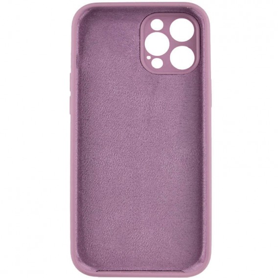 Чохол Silicone Case Full Camera Protective (AA) NO LOGO для Apple iPhone 12 Pro Max (6.7"), Ліловий / Lilac Pride