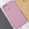 Чехол Silicone Case Full Camera Protective (AA) NO LOGO для Apple iPhone 12 Pro Max (6.7"), Лиловый / Lilac Pride