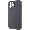 Чохол Silicone Case Full Camera Protective (AA) NO LOGO для Apple iPhone 12 Pro Max (6.7"), Сірий / Dark Gray