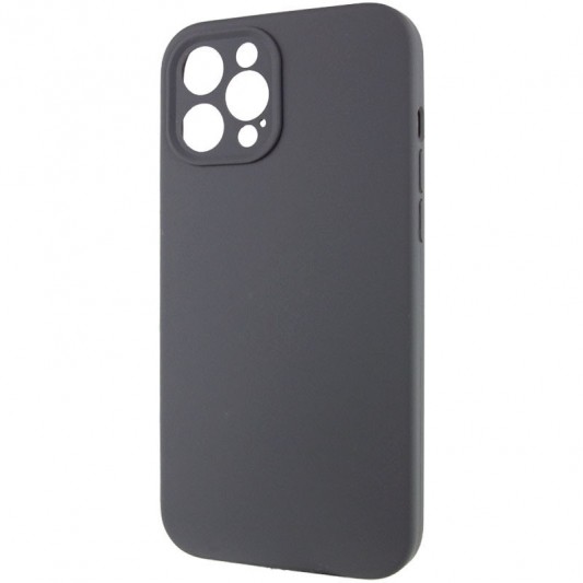 Чохол Silicone Case Full Camera Protective (AA) NO LOGO для Apple iPhone 12 Pro Max (6.7"), Сірий / Dark Gray - зображення 2 
