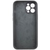 Чохол Silicone Case Full Camera Protective (AA) NO LOGO для Apple iPhone 12 Pro Max (6.7"), Сірий / Dark Gray