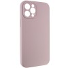 Чохол Silicone Case Full Camera Protective (AA) NO LOGO для Apple iPhone 12 Pro Max (6.7"), Сірий / Lavender