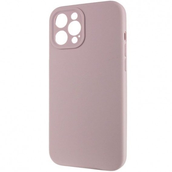 Чохол Silicone Case Full Camera Protective (AA) NO LOGO для Apple iPhone 12 Pro Max (6.7"), Сірий / Lavender