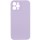 Чохол Silicone Case Full Camera Protective (AA) NO LOGO для Apple iPhone 12 Pro Max (6.7"), Бузковий / Lilac