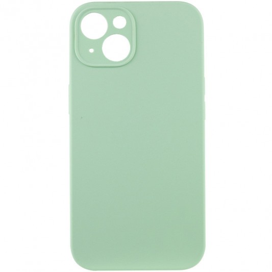 Чехол Silicone Case Full Camera Protective (AA) NO LOGO для Apple iPhone 13 (6.1"), Зеленый / Pistachio