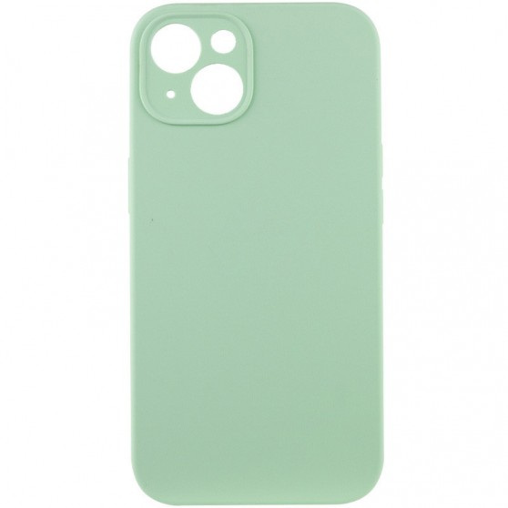 Чехол Silicone Case Full Camera Protective (AA) NO LOGO для Apple iPhone 13 (6.1"), Зеленый / Pistachio