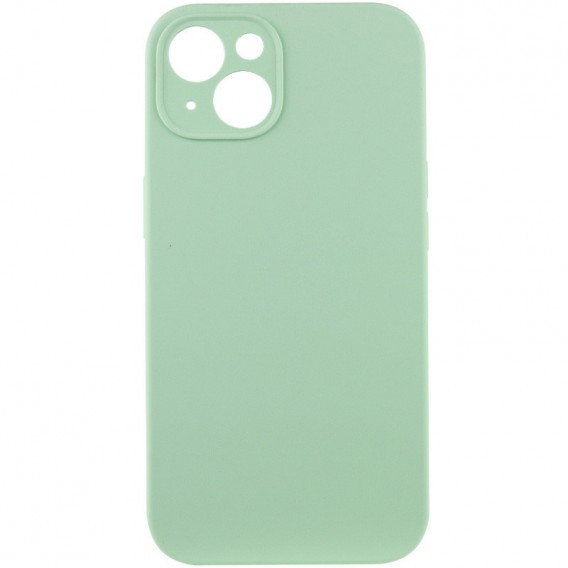 Чохол Silicone Case Full Camera Protective (AA) NO LOGO для Apple iPhone 13 (6.1"), Зелений / Pistachio