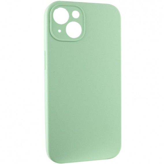 Чохол Silicone Case Full Camera Protective (AA) NO LOGO для Apple iPhone 13 (6.1"), Зелений / Pistachio