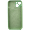 Чехол Silicone Case Full Camera Protective (AA) NO LOGO для Apple iPhone 13 (6.1"), Зеленый / Pistachio