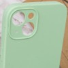 Чехол Silicone Case Full Camera Protective (AA) NO LOGO для Apple iPhone 13 (6.1"), Зеленый / Pistachio