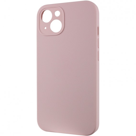 Чохол Silicone Case Full Camera Protective (AA) NO LOGO для Apple iPhone 13 (6.1"), Рожевий / Chalk Pink