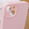Чохол Silicone Case Full Camera Protective (AA) NO LOGO для Apple iPhone 13 (6.1"), Рожевий / Chalk Pink