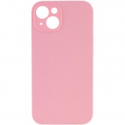 Чохол Silicone Case Full Camera Protective (AA) NO LOGO для Apple iPhone 13 (6.1"), Рожевий / Light pink