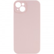 Чехол Silicone Case Full Camera Protective (AA) NO LOGO для Apple iPhone 13 (6.1"), Розовый / Pink Sand