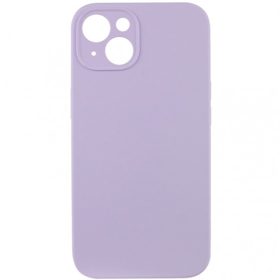 Чехол Silicone Case Full Camera Protective (AA) NO LOGO для Apple iPhone 13 (6.1"), Сиреневый / Lilac