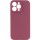 Чехол Silicone Case Full Camera Protective (AA) NO LOGO для Apple iPhone 13 Pro (6.1"), Бордовый / Plum