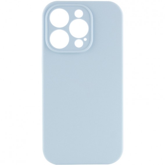 Чехол Silicone Case Full Camera Protective (AA) NO LOGO для Apple iPhone 13 Pro (6.1"), Голубой / Sweet Blue
