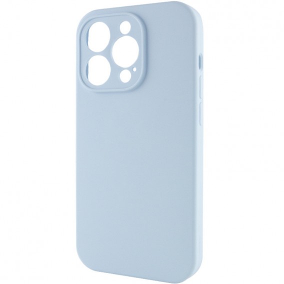 Чехол Silicone Case Full Camera Protective (AA) NO LOGO для Apple iPhone 13 Pro (6.1"), Голубой / Sweet Blue