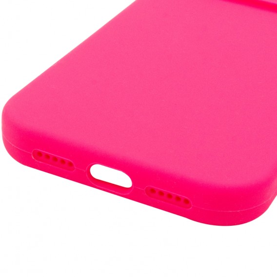 Чохол для iPhone 13 Pro Max Silicone Case Full Protective (Barbie pink)
