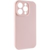 Чехол Silicone Case Full Camera Protective (AA) NO LOGO для Apple iPhone 13 Pro Max (6.7 дюйма) Розовый / Chalk Pink