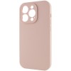 Чохол Silicone Case Full Camera Protective (AA) NO LOGO для Apple iPhone 13 Pro Max (6.7"), Рожевий / Pink Sand