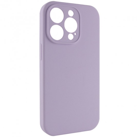 Чохол Silicone Case Full Camera Protective (AA) NO LOGO для Apple iPhone 13 Pro Max (6.7"), Бузковий / Lilac - зображення 1 