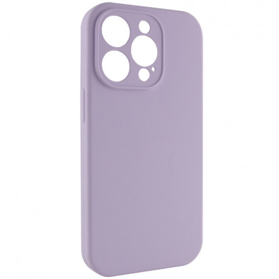Чохол Silicone Case Full Camera Protective (AA) NO LOGO для Apple iPhone 13 Pro Max (6.7"), Бузковий / Lilac