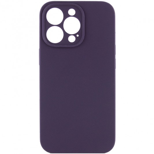 Чохол Silicone Case Full Camera Protective (AA) NO LOGO для Apple iPhone 13 Pro Max (6.7"), Фіолетовий / Elderberry