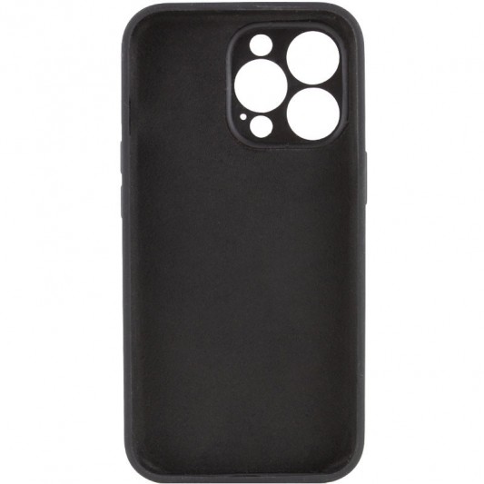 Чохол Silicone Case Full Camera Protective (AA) NO LOGO для Apple iPhone 13 Pro Max (6.7") Чорний / Black - зображення 1 