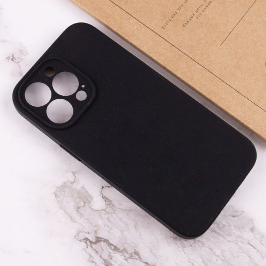 Чохол Silicone Case Full Camera Protective (AA) NO LOGO для Apple iPhone 13 Pro Max (6.7") Чорний / Black - зображення 2 