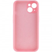 Чохол Silicone Case Full Camera Protective (AA) NO LOGO для Apple iPhone 14 (6.1"), Рожевий / Light pink
