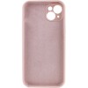 Чехол Silicone Case Full Camera Protective (AA) NO LOGO для Apple iPhone 14 (6.1"), Розовый / Pink Sand