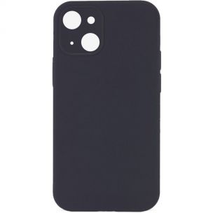 Чехол Silicone Case Full Camera Protective (AA) NO LOGO для Apple iPhone 14 (6.1) Серый / Dark Gray