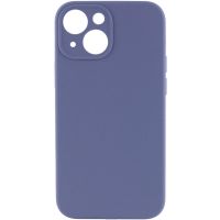 Чохол Silicone Case Full Camera Protective (AA) NO LOGO для Apple iPhone 14 (6.1"), Сірий / Lavender Gray