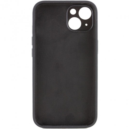 Чохол Silicone Case Full Camera Protective (AA) NO LOGO для Apple iPhone 14 (6.1") Чорний / Black - зображення 1 