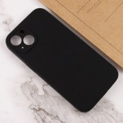 Чохол Silicone Case Full Camera Protective (AA) NO LOGO для Apple iPhone 14 (6.1"), Чорний / Black
