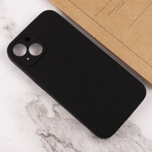 Чохол Silicone Case Full Camera Protective (AA) NO LOGO для Apple iPhone 14 (6.1") Чорний / Black - зображення 2 