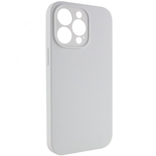 Чохол Silicone Case Full Camera Protective (AA) NO LOGO для Apple iPhone 14 Pro (6.1"), Білий / White - зображення 1 