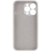 Чохол Silicone Case Full Camera Protective (AA) NO LOGO для Apple iPhone 14 Pro (6.1"), Білий / White