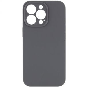 Чохол Silicone Case Full Camera Protective (AA) NO LOGO для Apple iPhone 14 Pro (6.1"), Сірий / Dark Gray