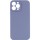 Чехол Silicone Case Full Camera Protective (AA) NO LOGO для Apple iPhone 14 Pro (6.1"), Серый / Lavender Gray