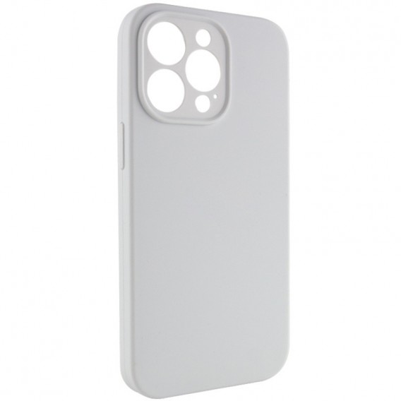 Чохол Silicone Case Full Camera Protective (AA) NO LOGO для Apple iPhone 14 Pro Max (6.7"), Білий / White