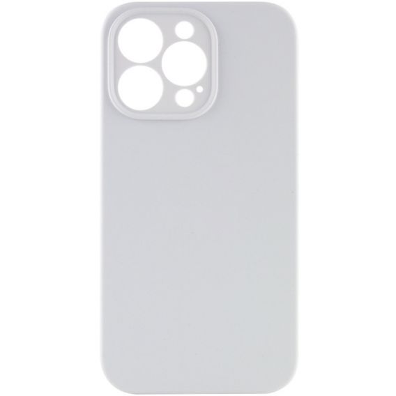 Чехол Silicone Case Full Camera Protective (AA) NO LOGO для Apple iPhone 14 Pro Max (6.7"), Белый / White