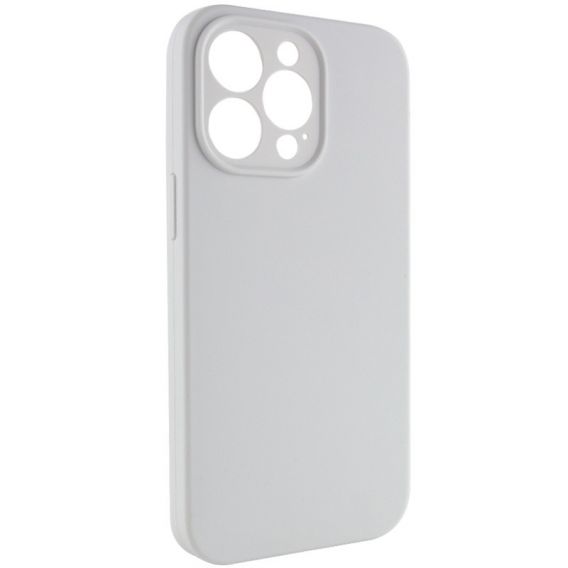 Чехол Silicone Case Full Camera Protective (AA) NO LOGO для Apple iPhone 14 Pro Max (6.7"), Белый / White