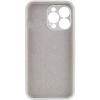 Чехол Silicone Case Full Camera Protective (AA) NO LOGO для Apple iPhone 14 Pro Max (6.7"), Белый / White