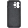Чехол Silicone Case Full Camera Protective (AA) NO LOGO для Apple iPhone 14 Pro Max (6.7"), Серый / Dark Gray