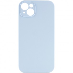 Чехол Silicone Case Full Camera Protective (AA) NO LOGO для Apple iPhone 15 (6.1"), Голубой / Sweet Blue